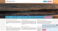 Desktop Screenshot of ldsdimension.com